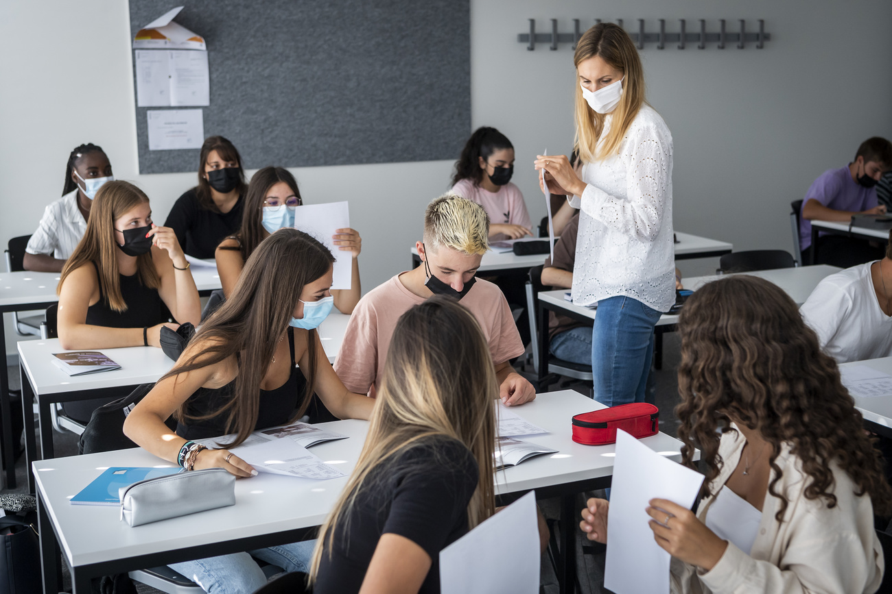 A classroom in canton Vaud