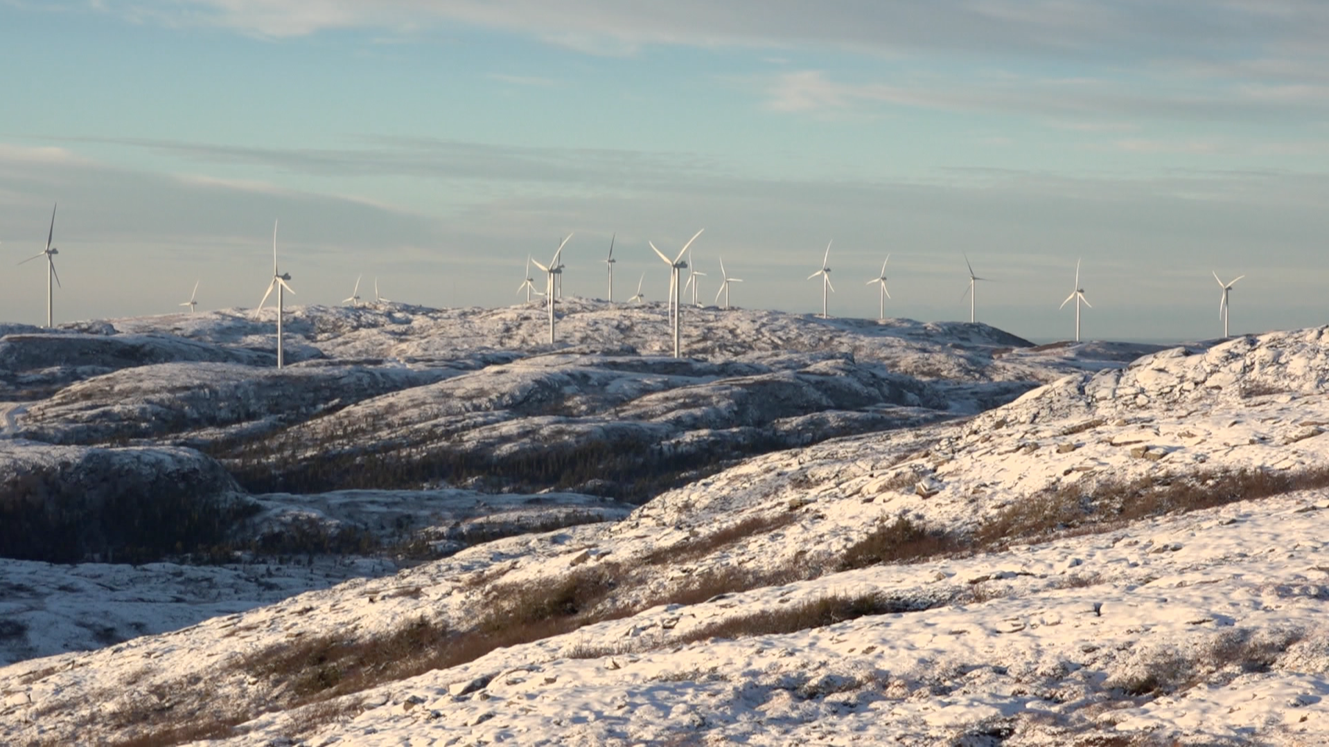 Wind farm in Norway
