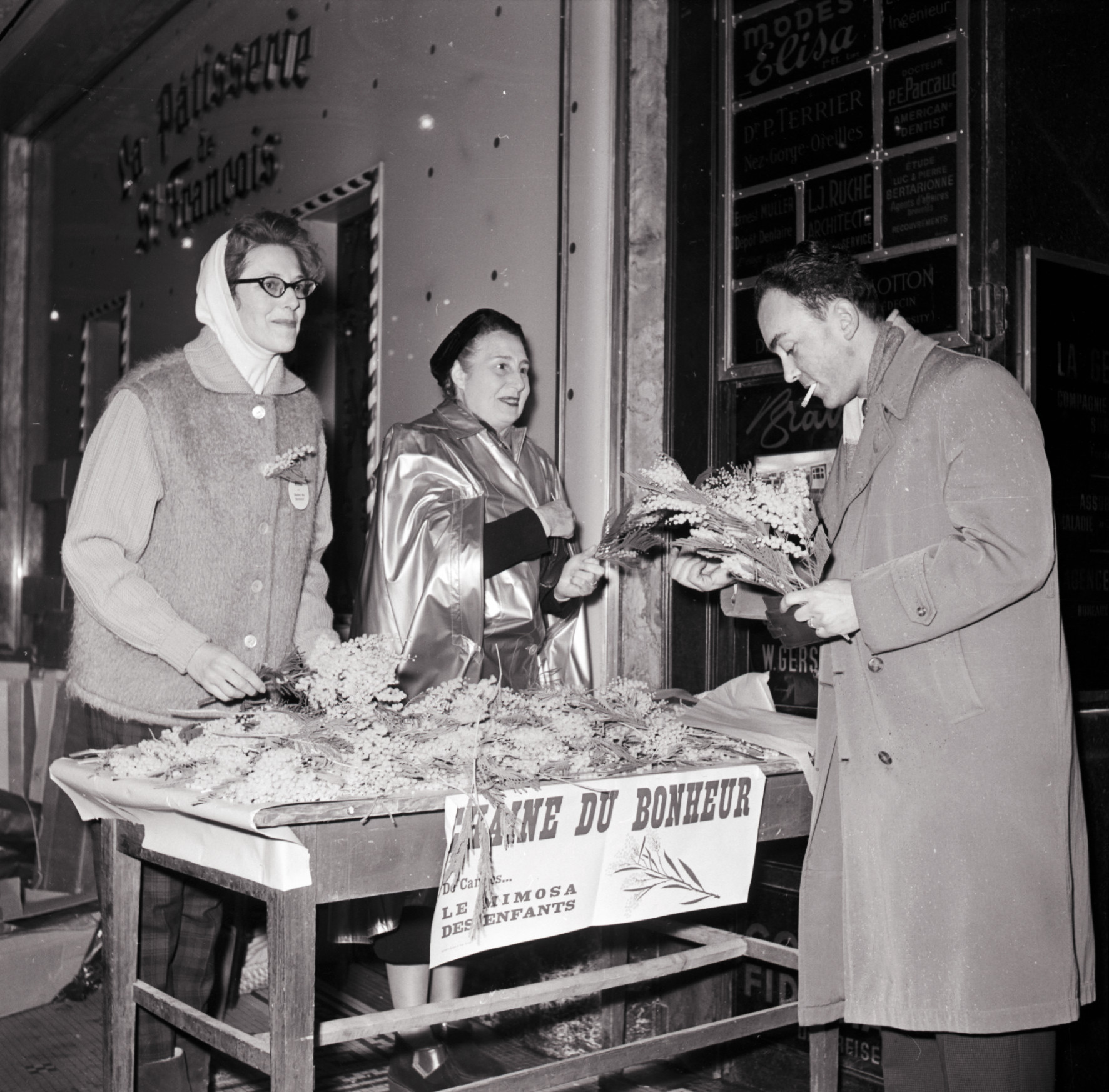 Action Mimosa avec Mr. Mme R. Nordmann