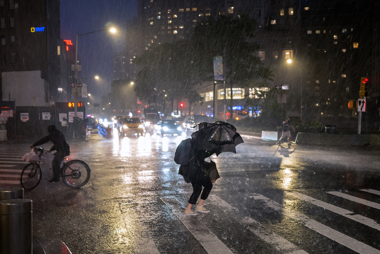 Pioggia su New York