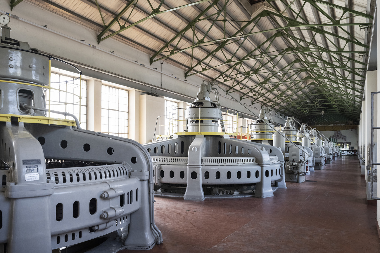 The Eniwa hydroelectric power station in Aarau, Switzerland.