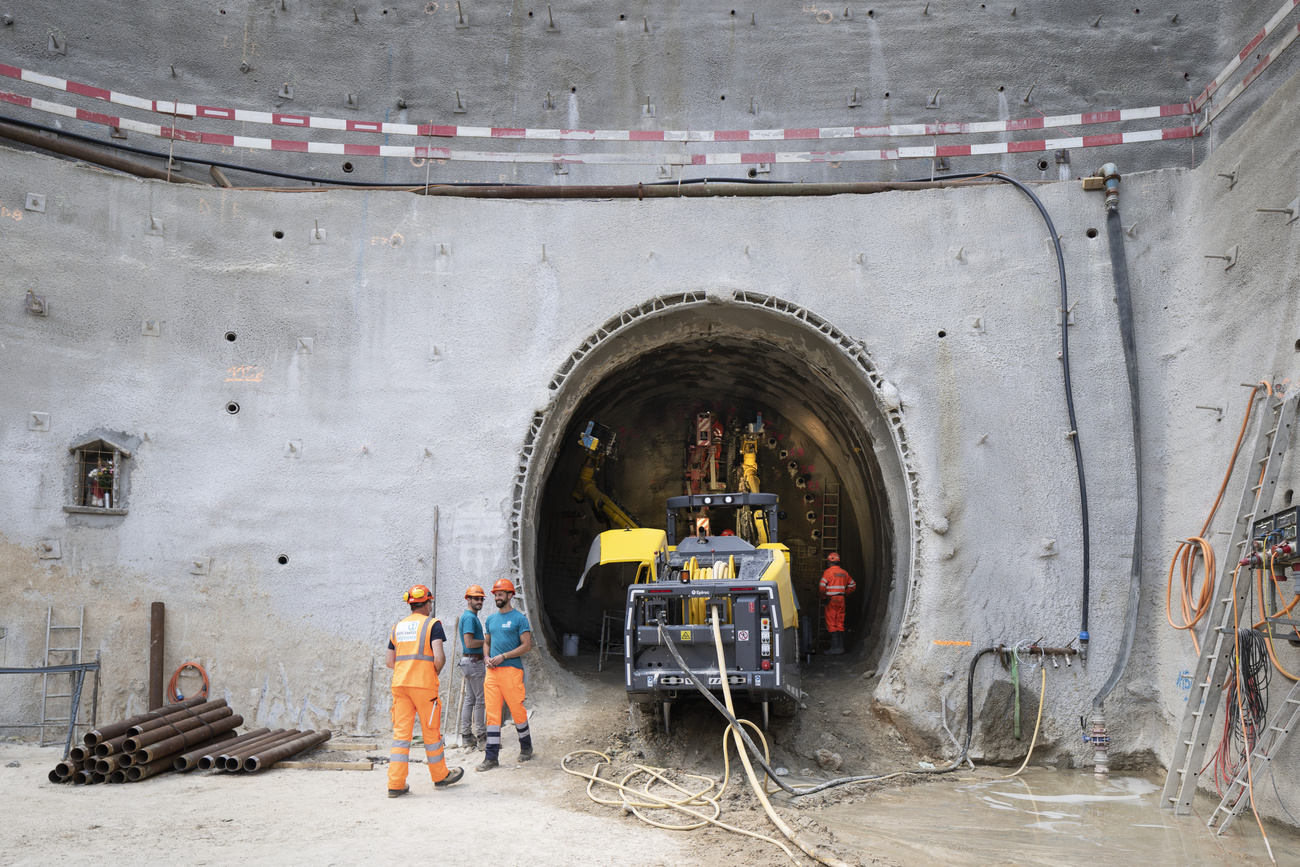 Tunnel under contruction