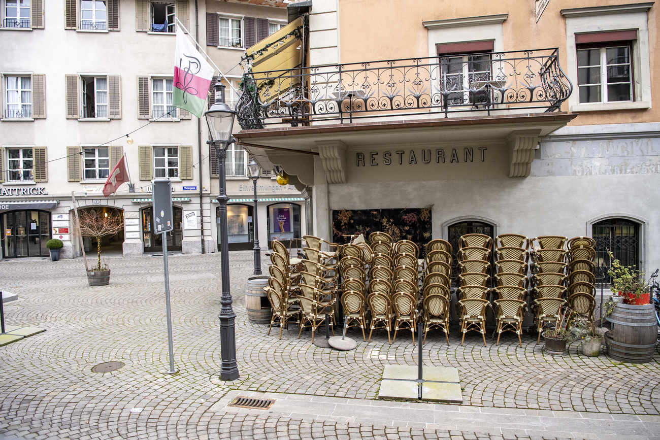 Ristoranti e bar chiusi in periodo di lockdown.