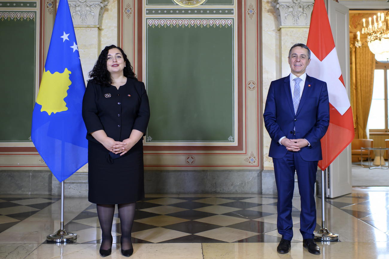 President of Kosovo in Switzerland