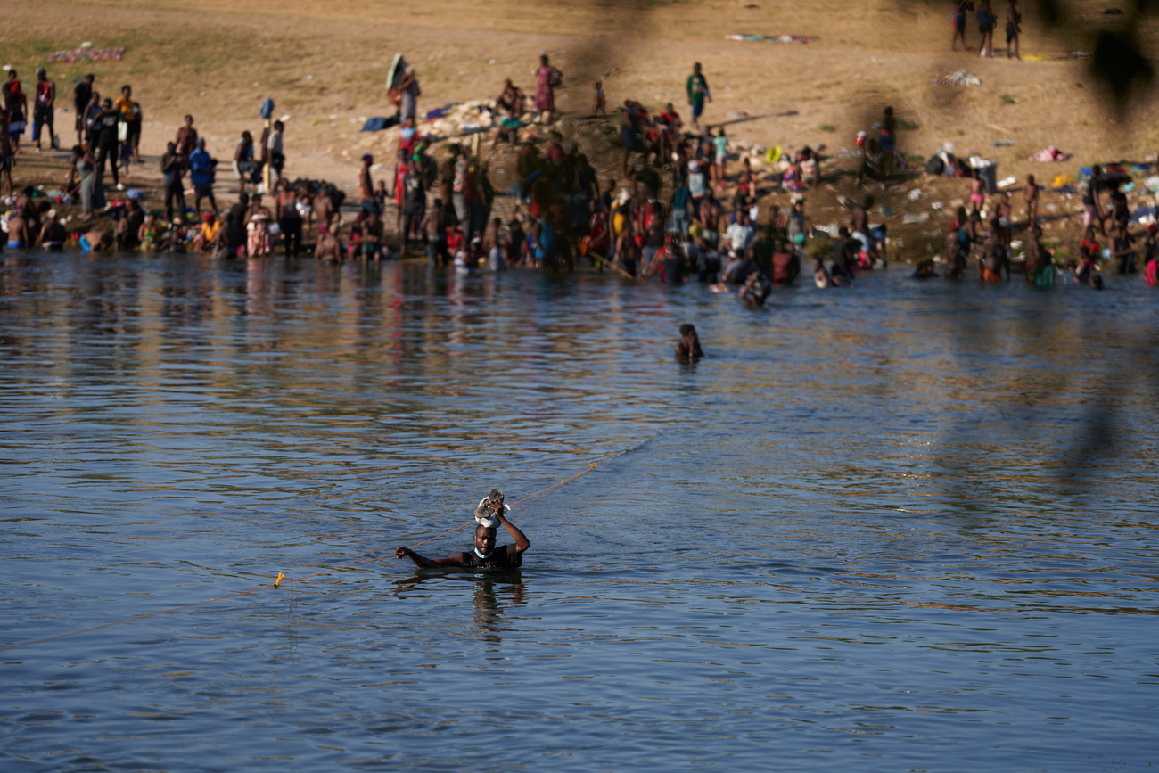 Migranti haitiani.