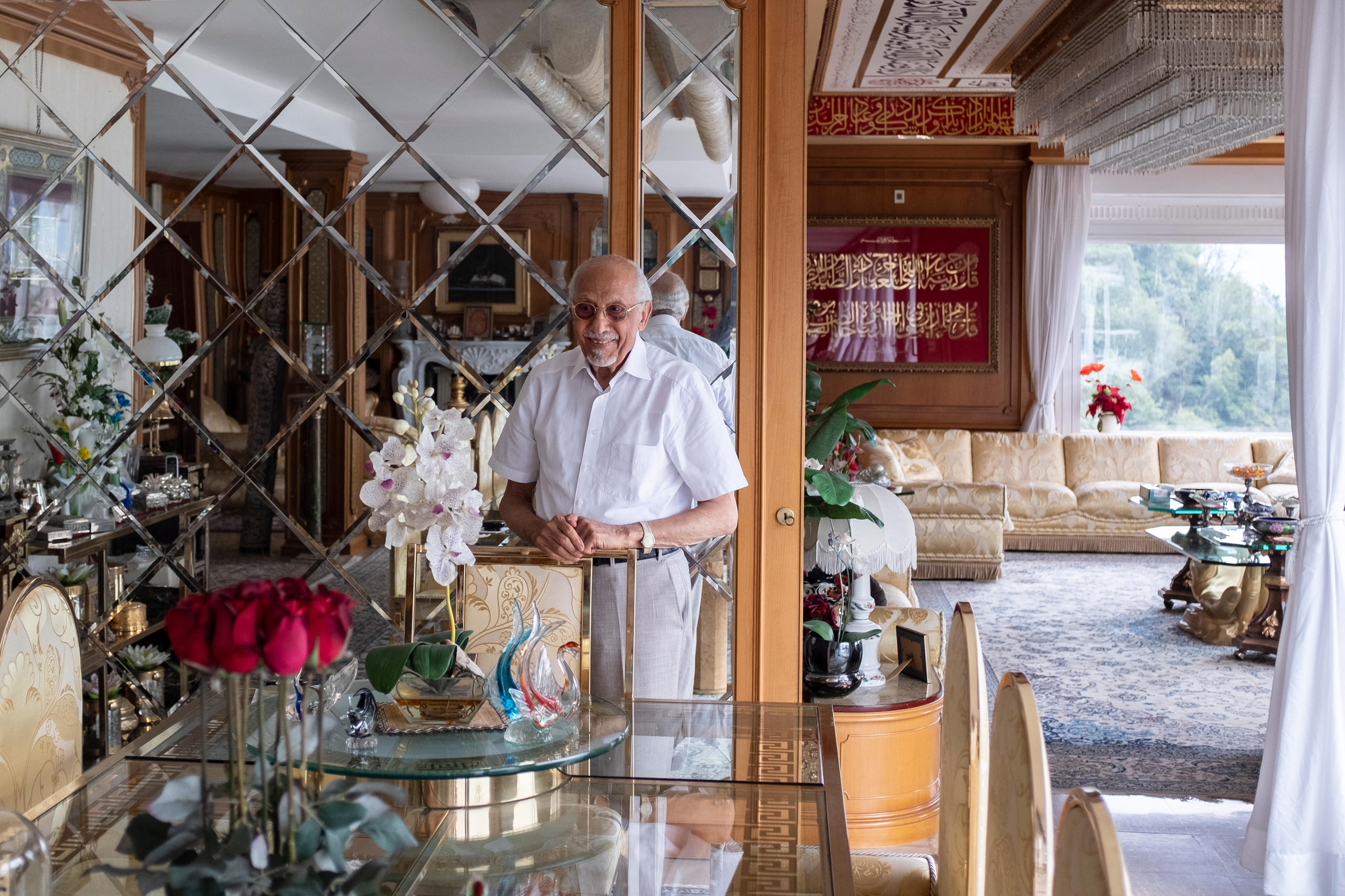 Youssef Nada in seinem Haus in Campione d Italia.