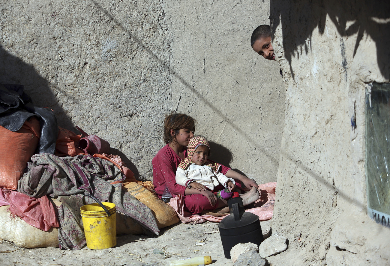 Enfants afghans pauvres