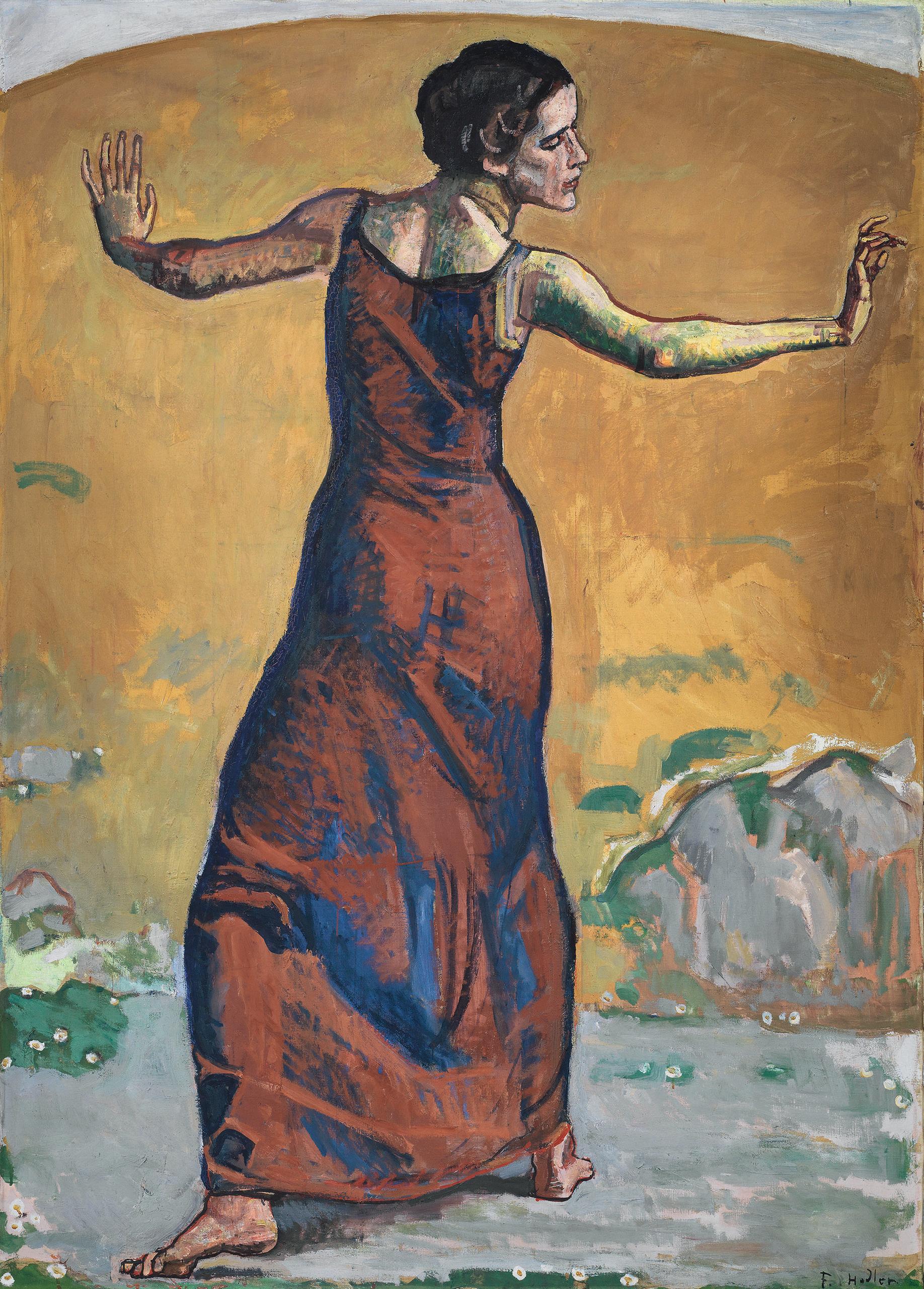 Fröhliche Frau, by F. Hodler