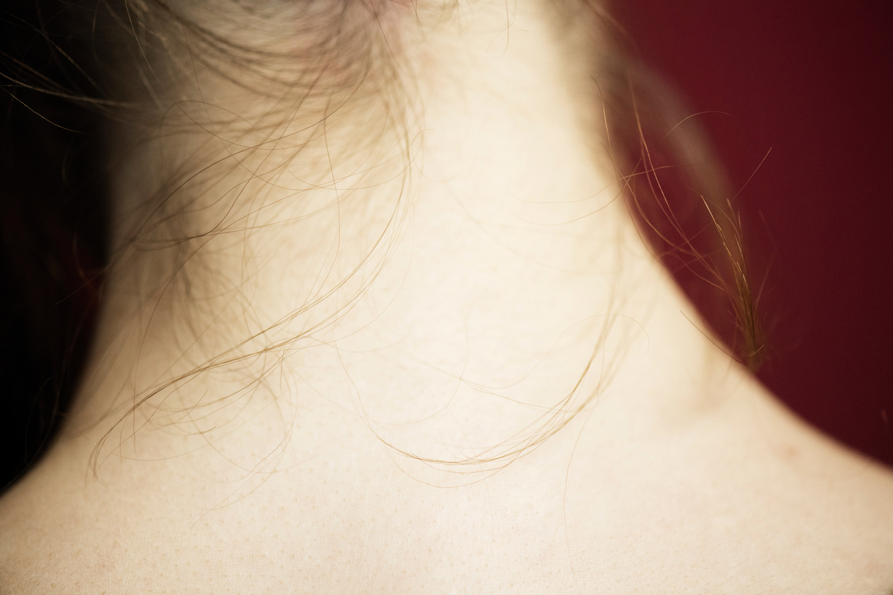 collo di giovane ragazzo o ragazza.