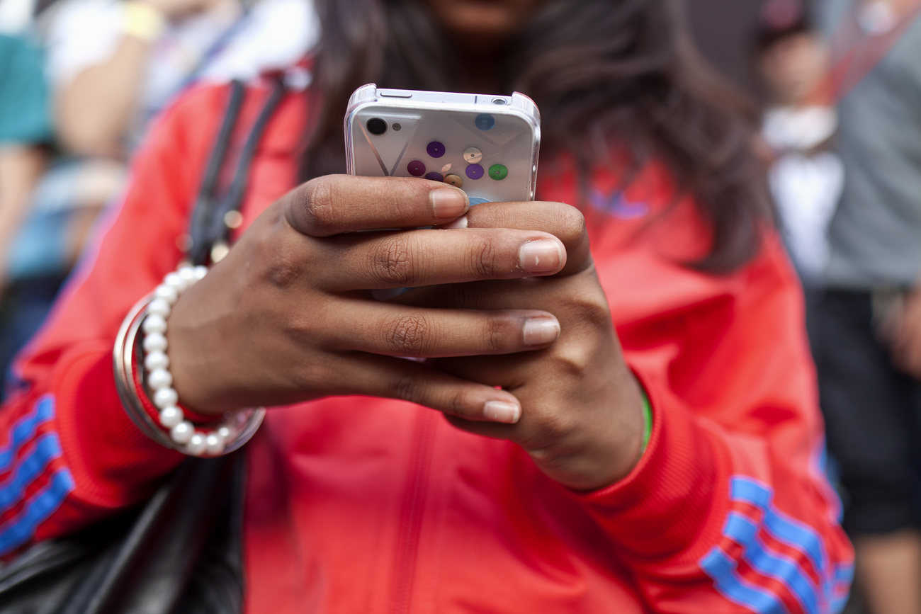 girl on mobile phone