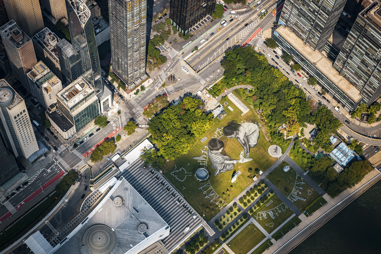 artwork seen from above