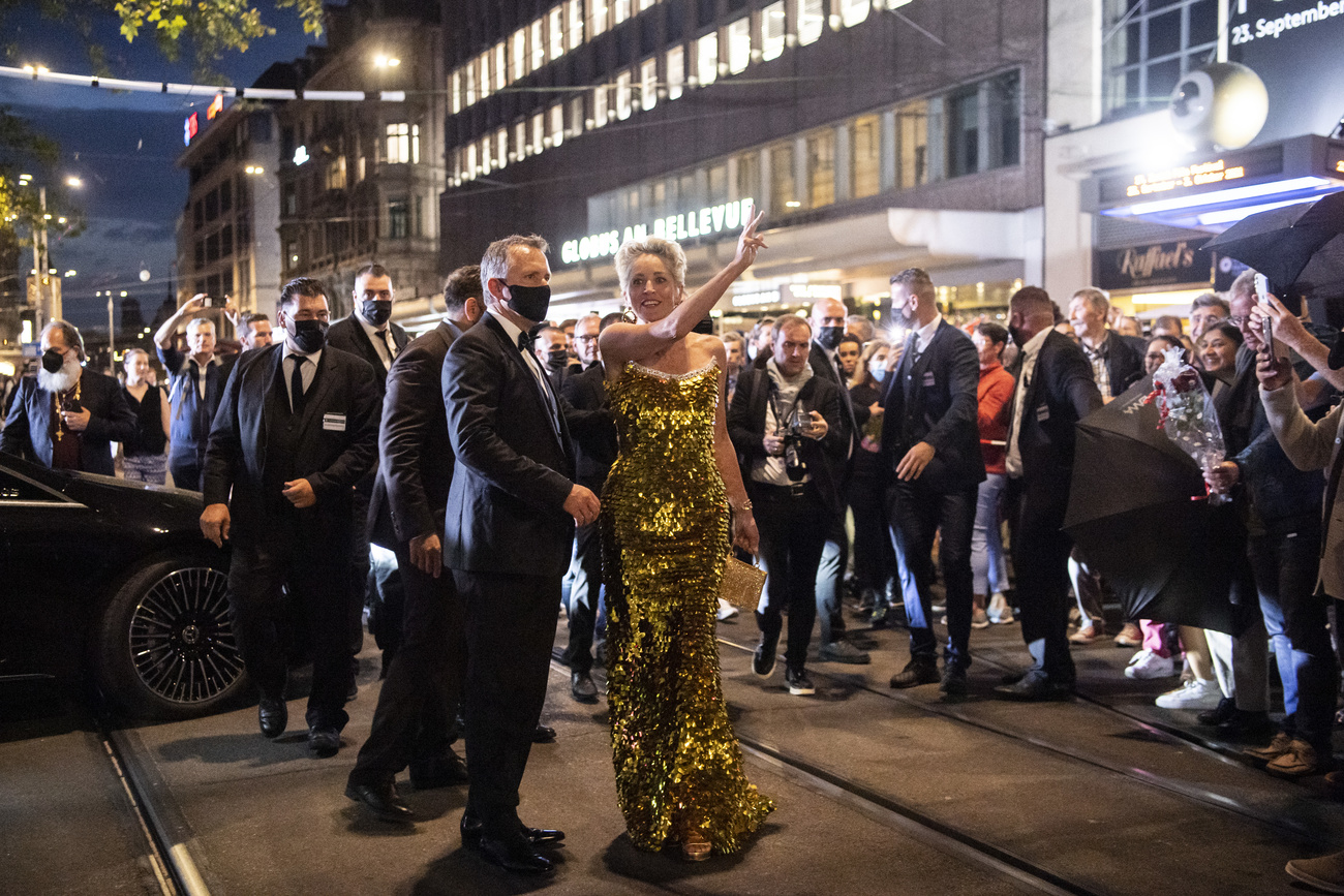 Sharon Stone in Zurich