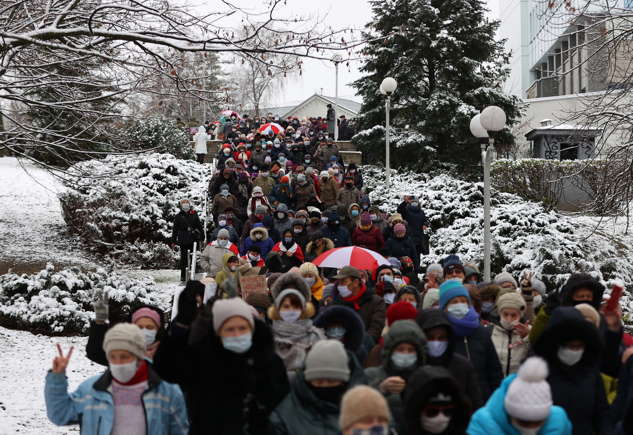 Protests in Minsk, Belarus