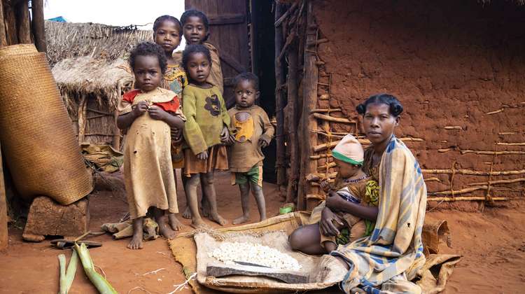 Familie in Madagaskar