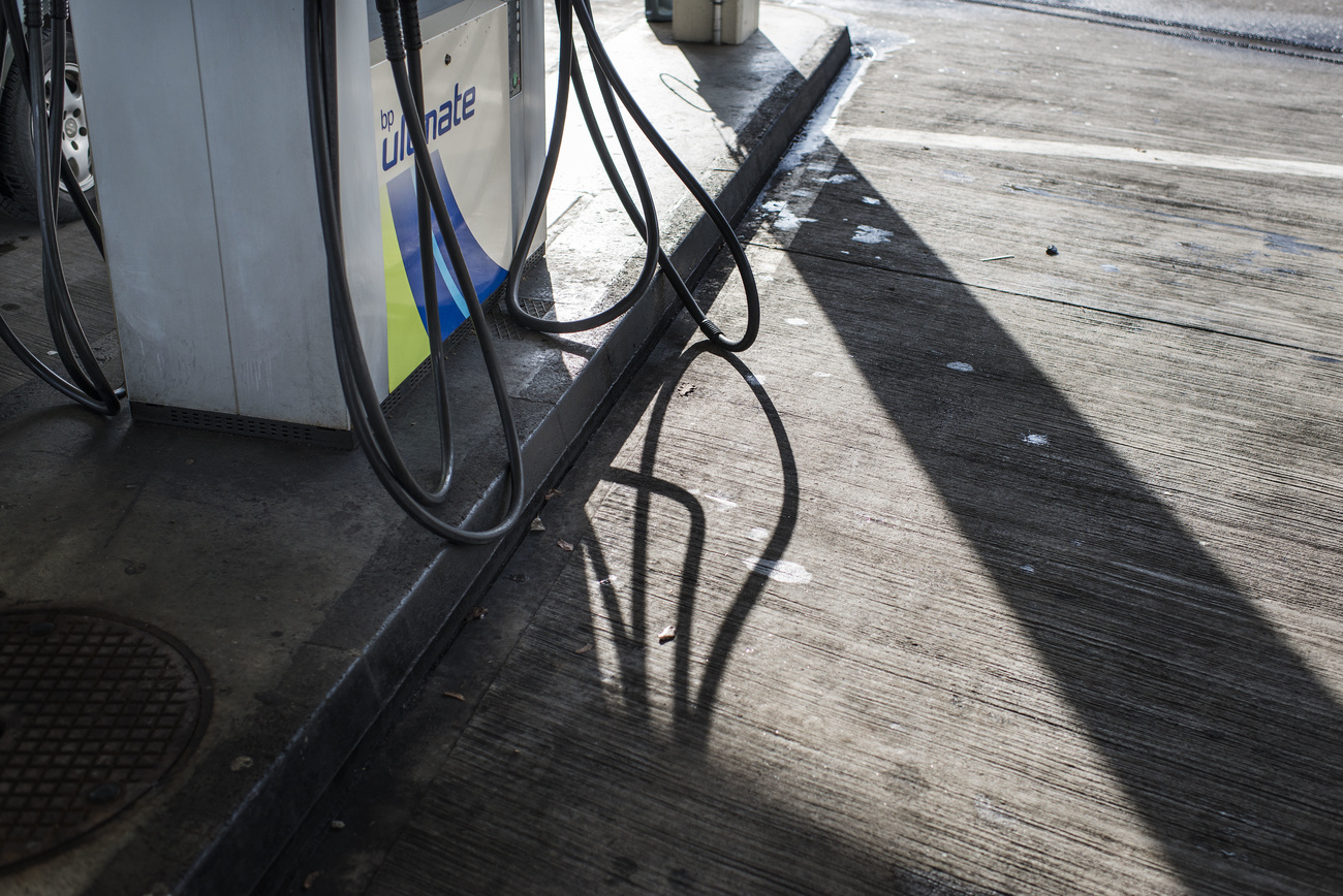 Un distributore di benzina.