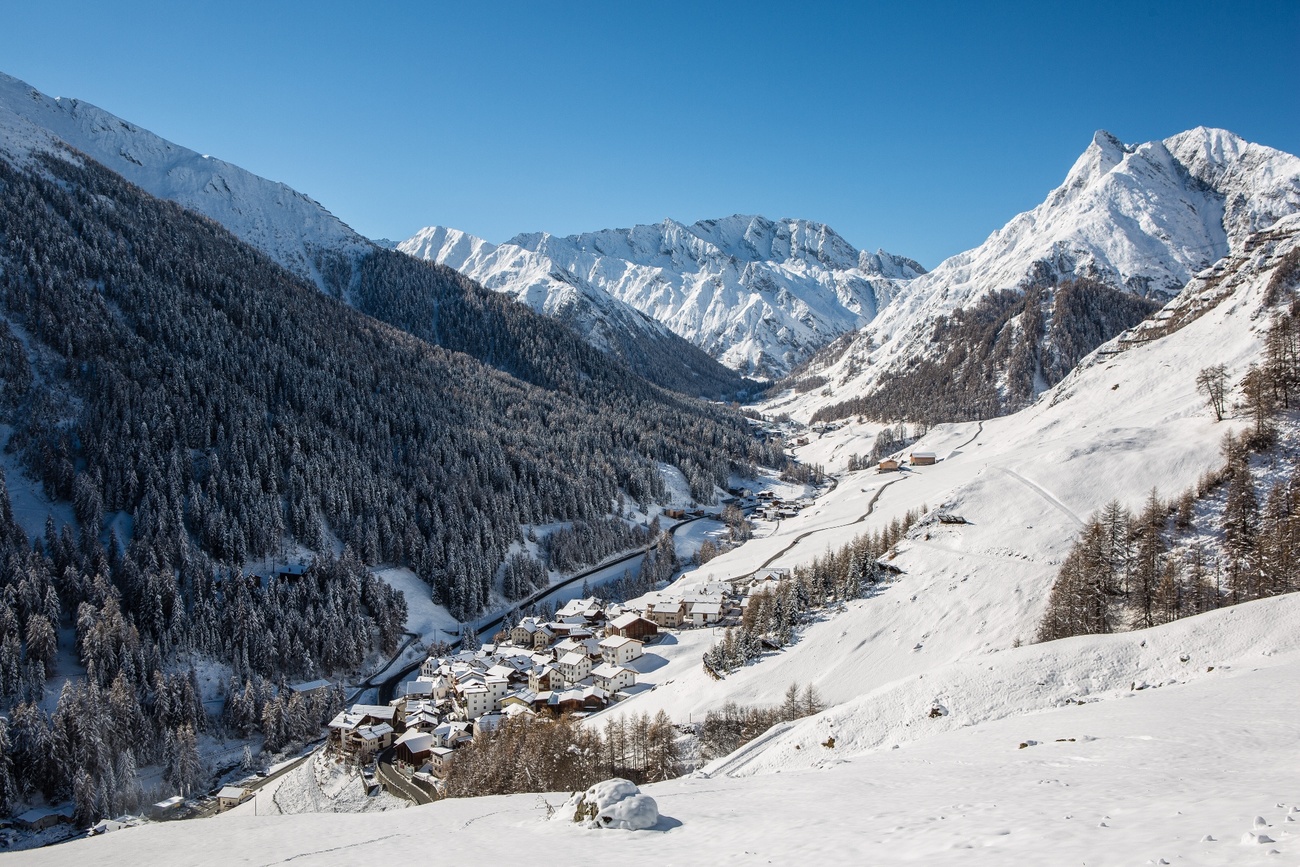 Panoramabild Samnaun