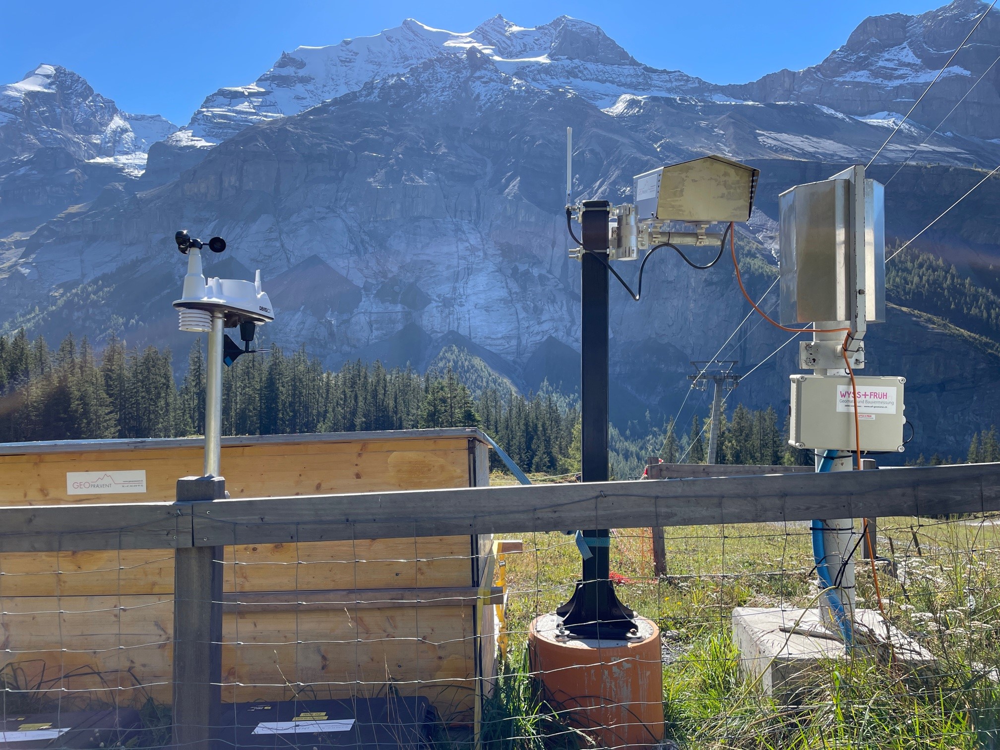 apparecchi per monitorare la montagna
