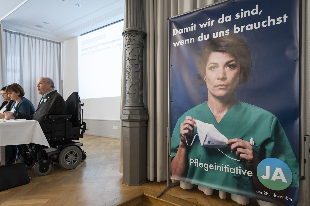 Affiche pour de meilleurs soins infirmiers