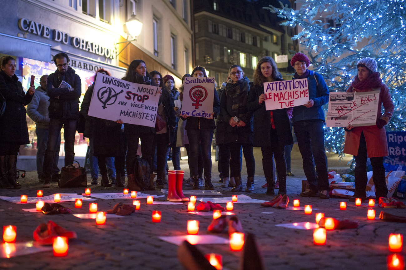 Una manifestazioni contro il femminicidio.