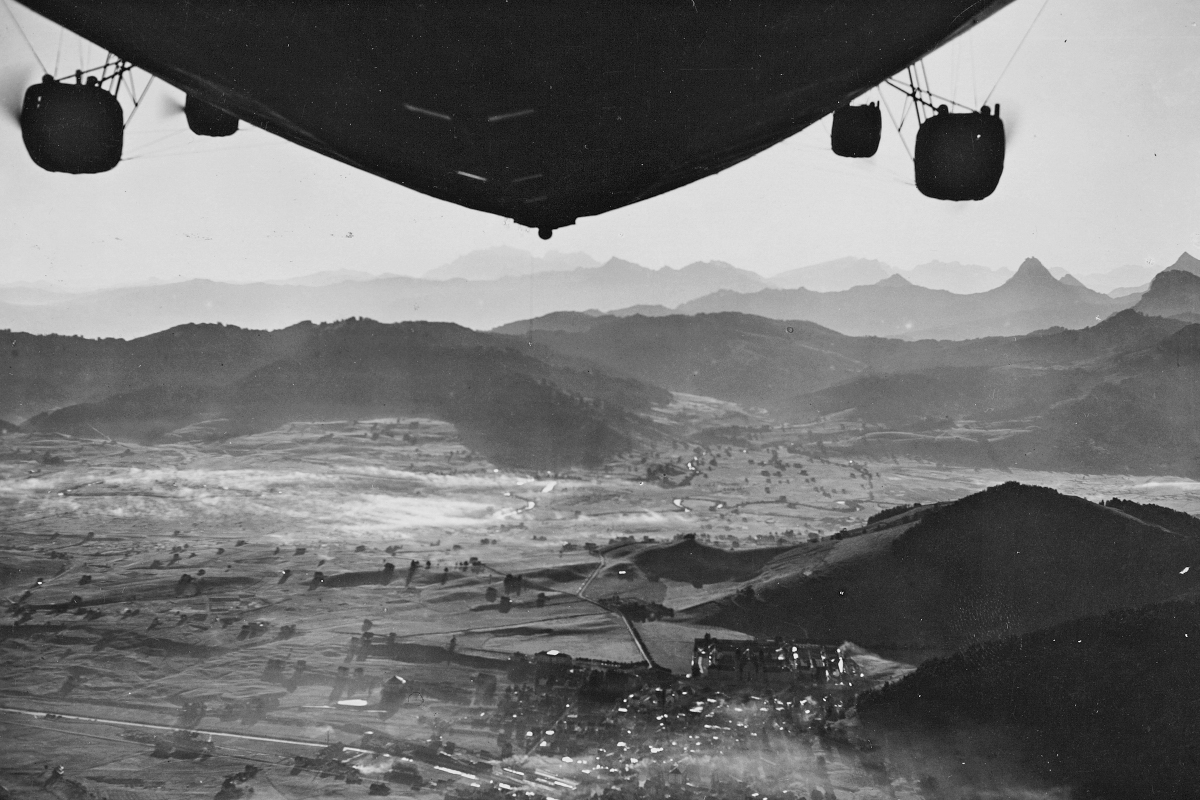 Vuelo de un dirigible