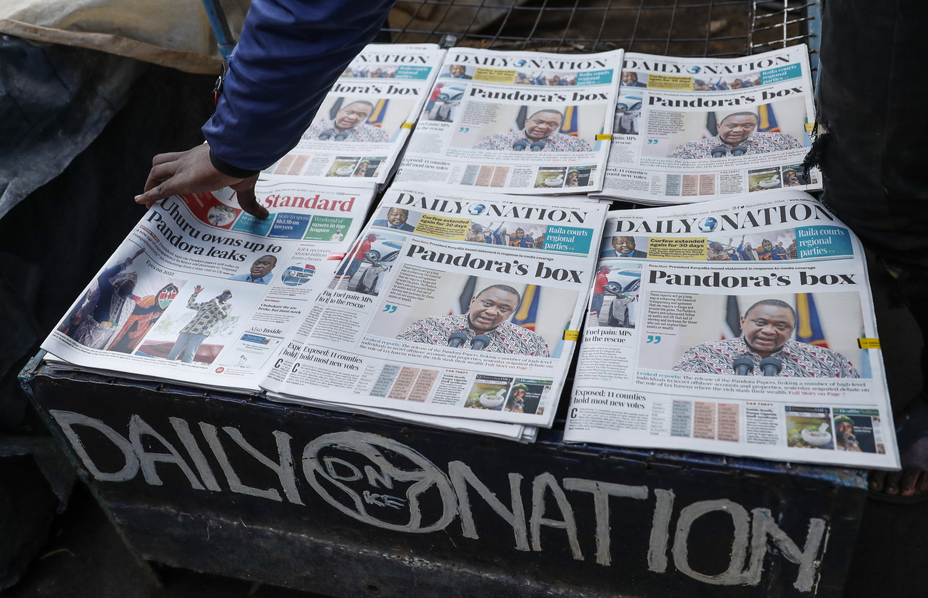 Pandora Papers newspaper covers