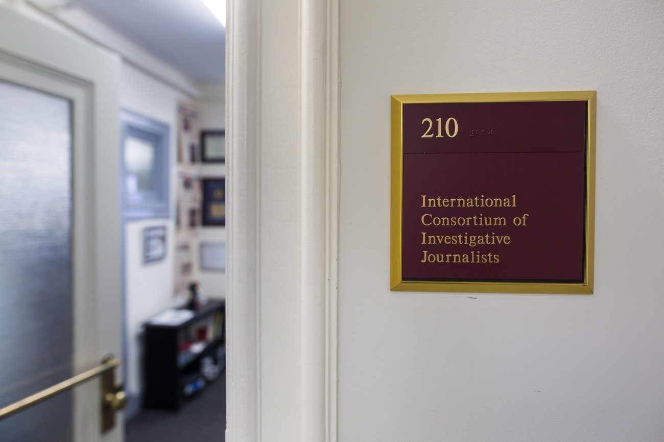 La sede consorzio dei giornalisti investigativi a Washington.
