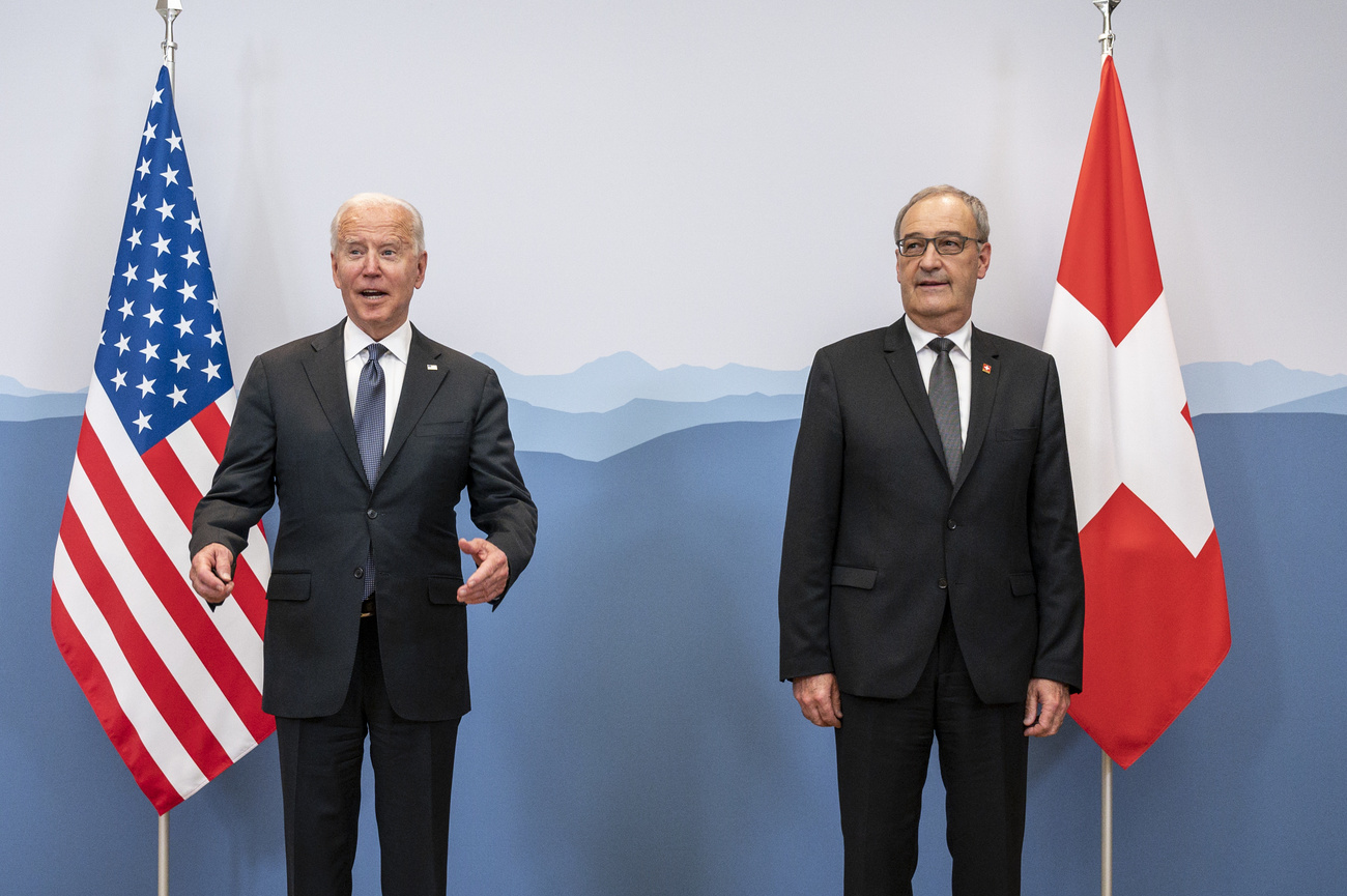 Joe Biden und Guy Parmelin