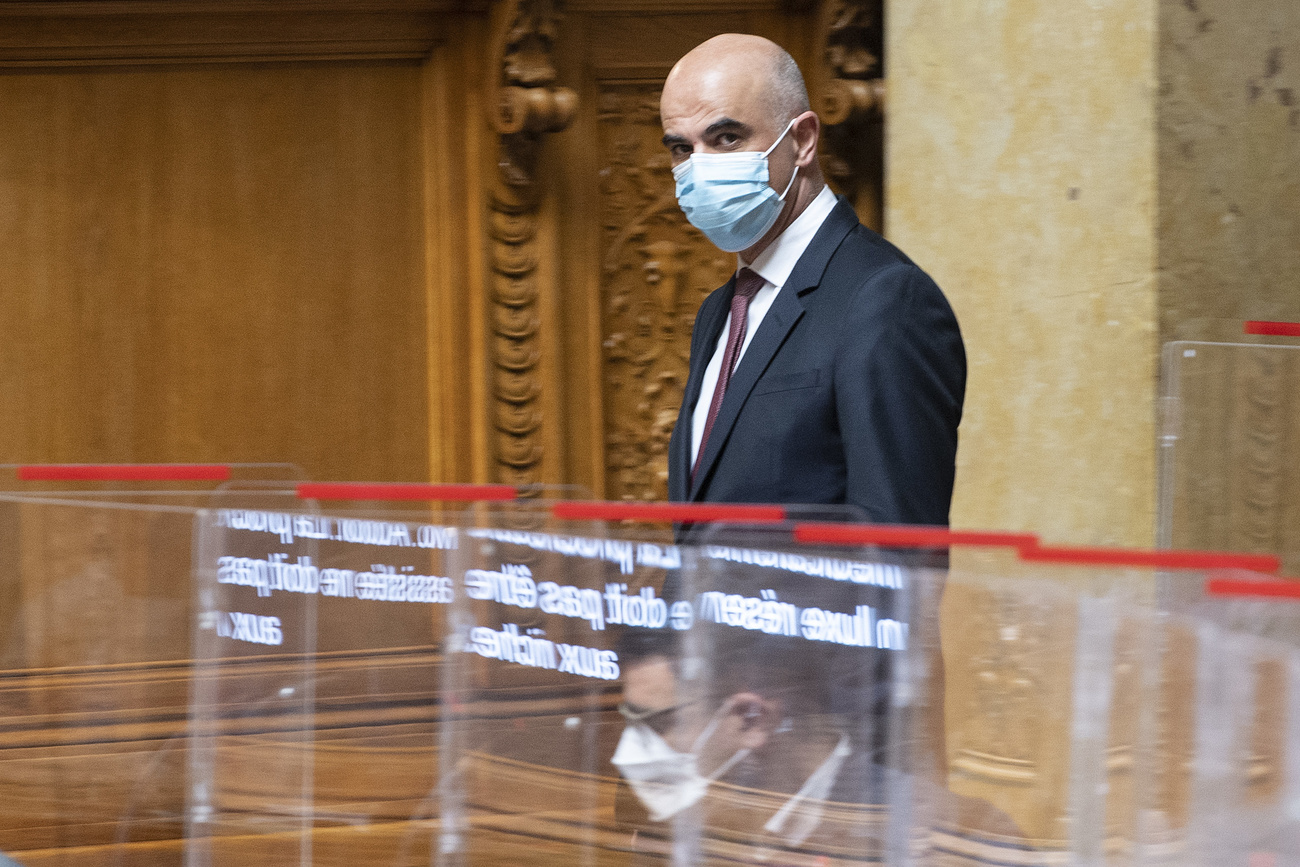 Il capo del Dipartimento dell Interno, responsabile anche dalla Sanità pubblica, Alain Berset.