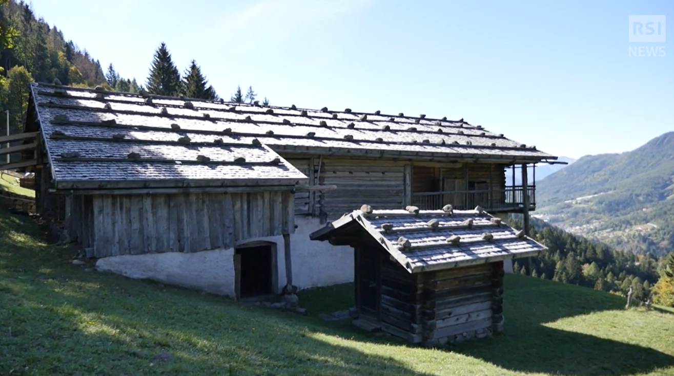 Una casa rurale nella Valle del Fersina.