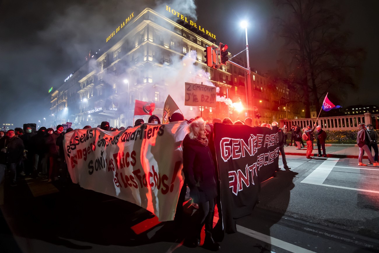 Manifestation à Genève