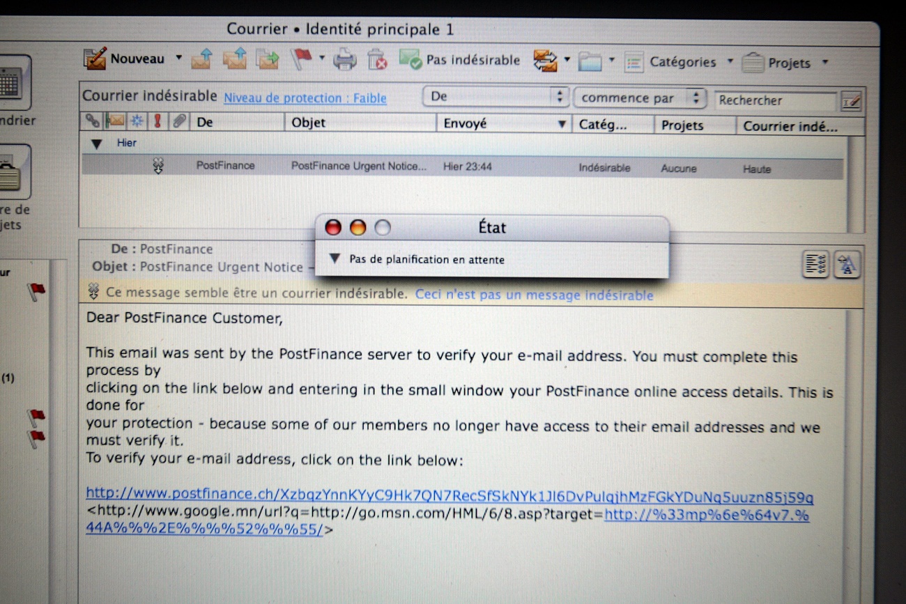schermo di un computer