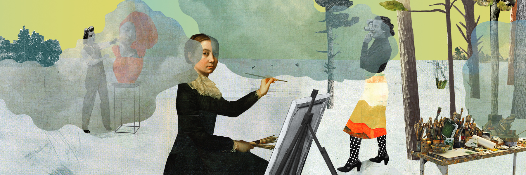 women making art