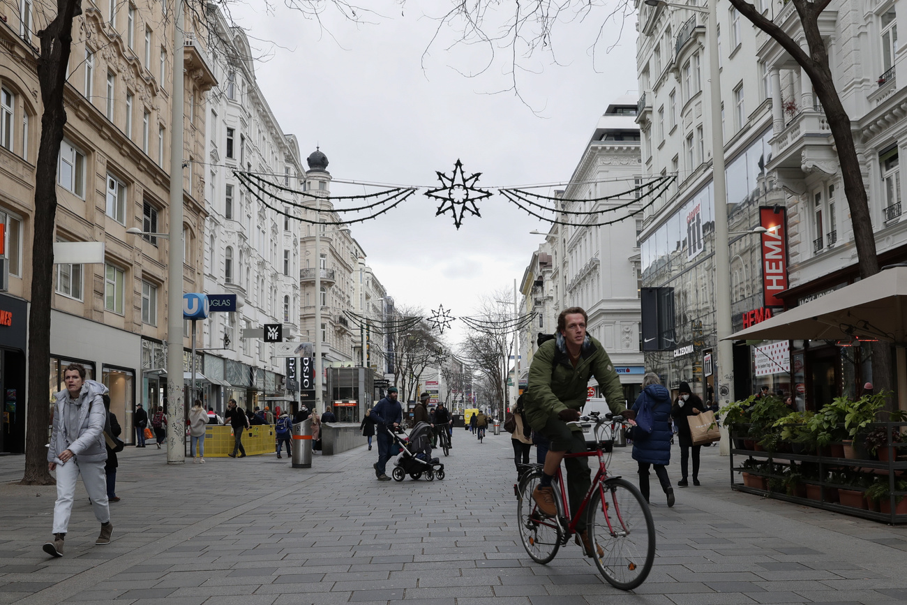 Le strade del centro di Vienna ancora frequentabili liberamente fino a domenica.