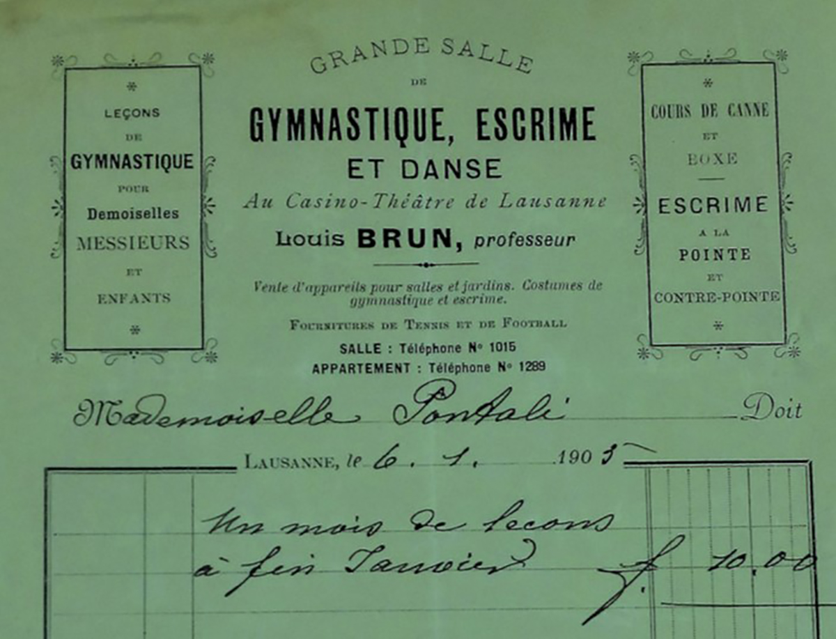 Certificat de cours