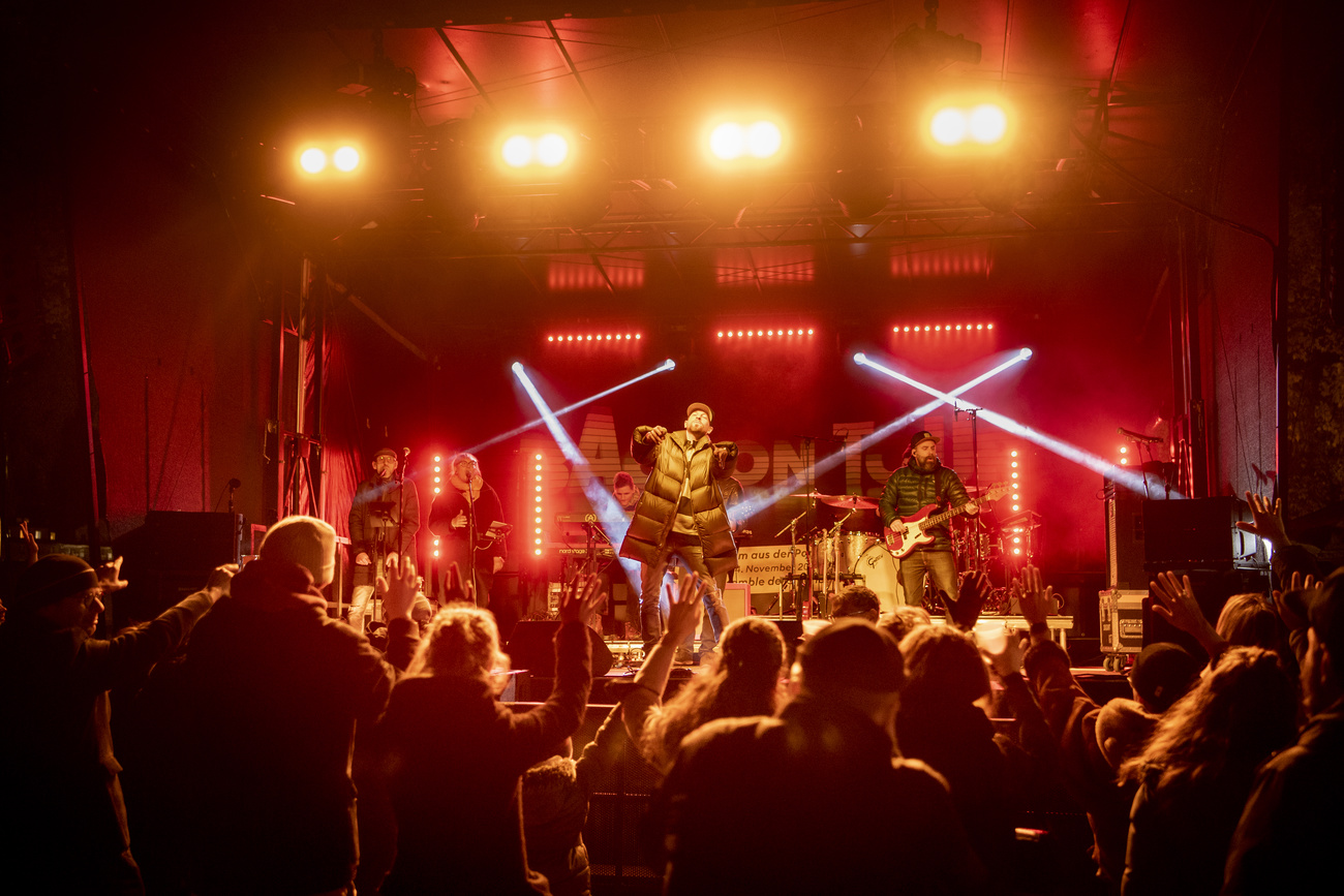 Concert avec peu de public