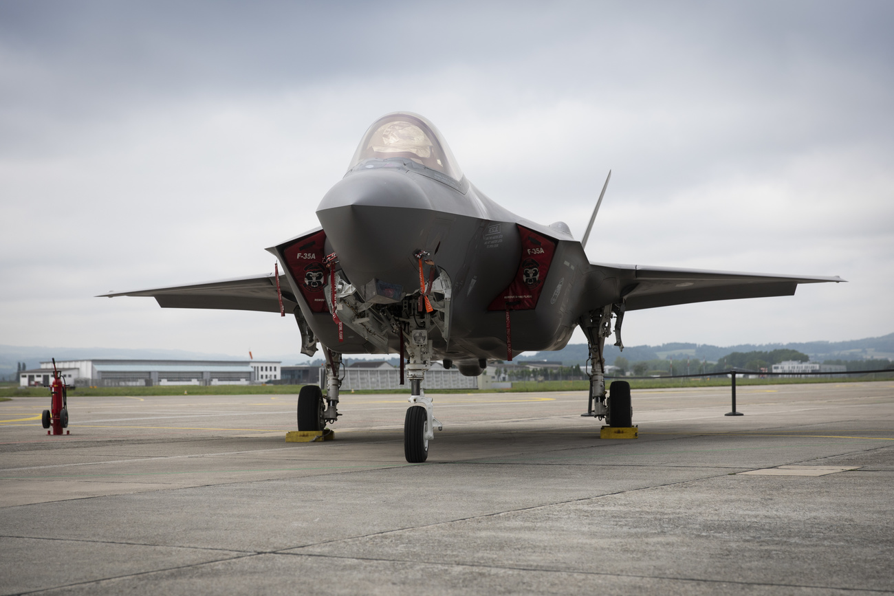 F-35A fighter jet on runway