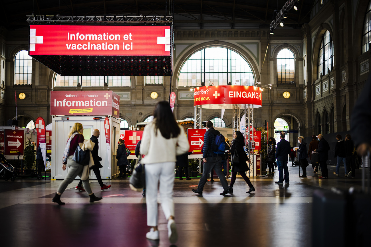 Campagne de vaccination de la confédération en novembre 2021