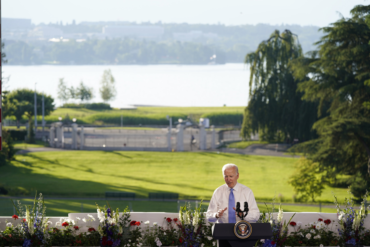 Biden am Genfersee