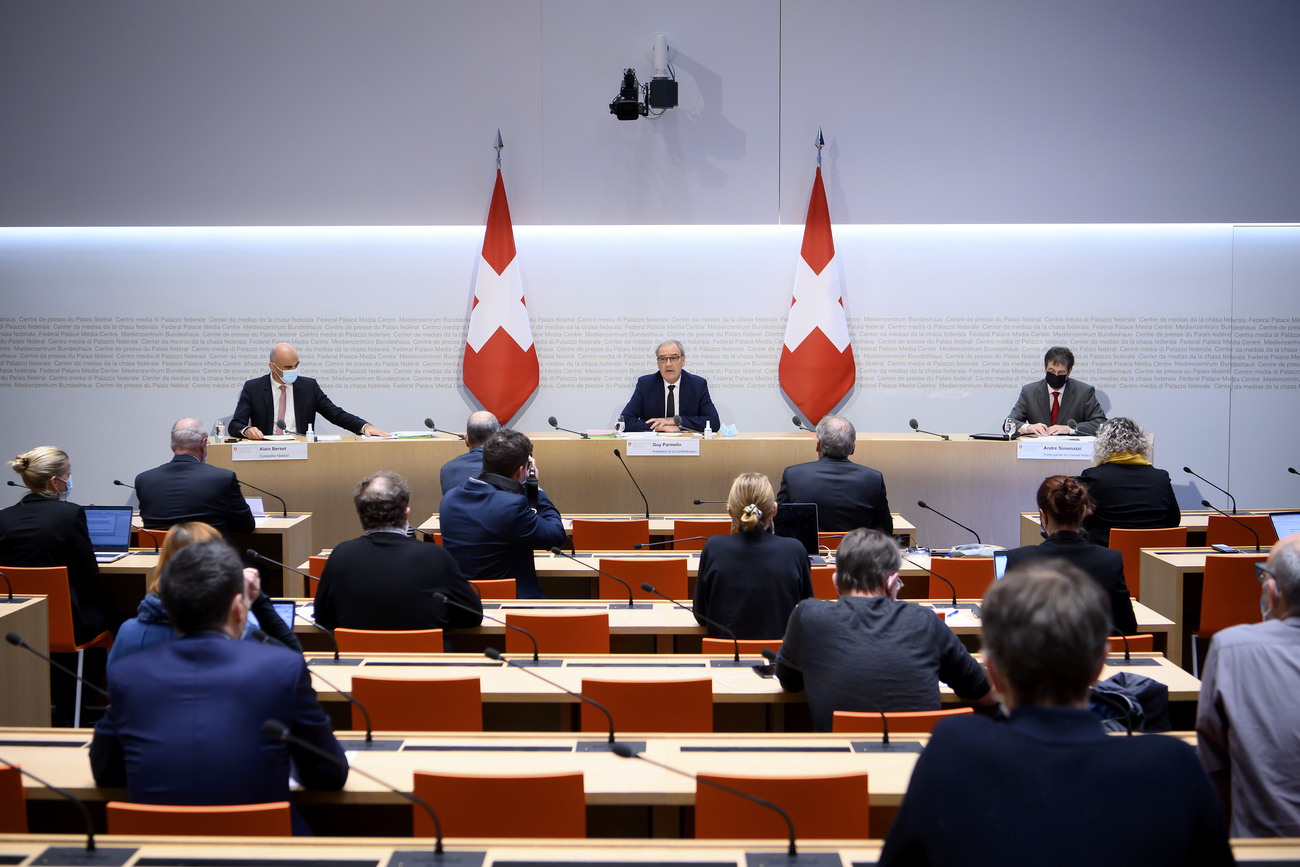 conférence de presse du Conseil fédéral