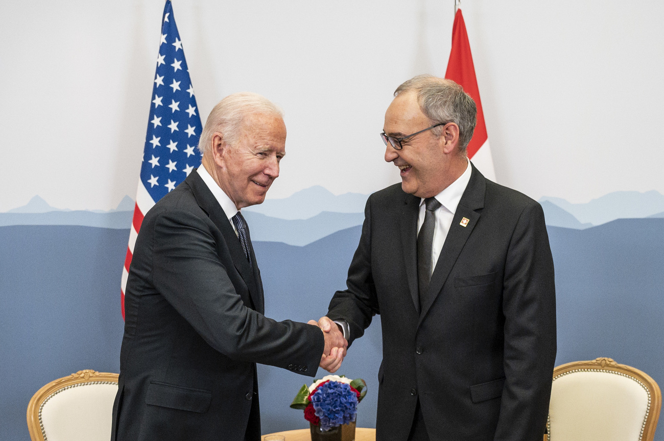 Biden und Parmelin