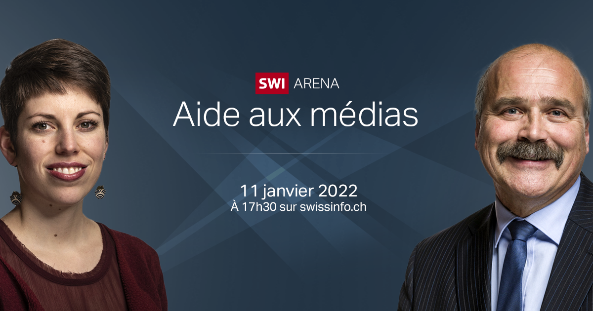 Portraits Femme et Homme et Logo SWI Arena