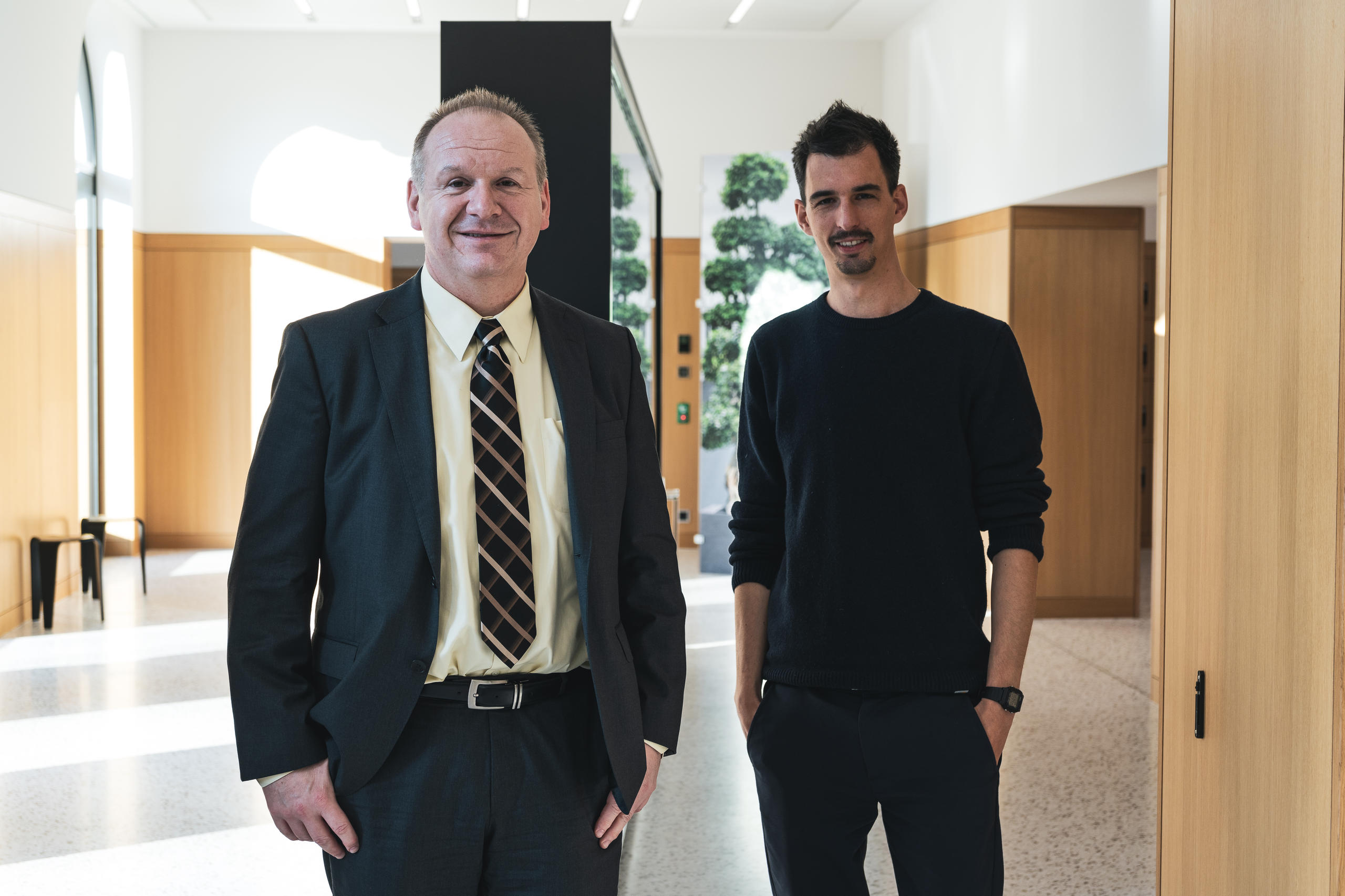 Fabio Canetg und Thomas Moser