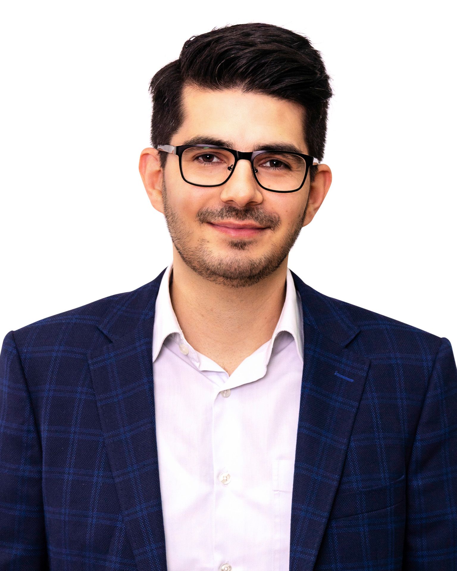 Portrait d une homme jeune avec une barbe et des lunettes