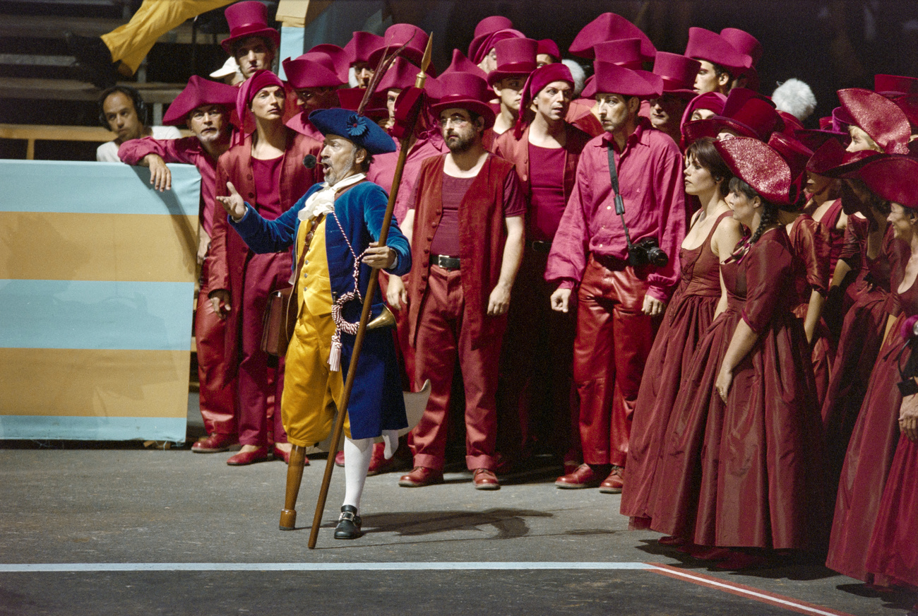 Le messager boiteux à la Fête de vignerons
