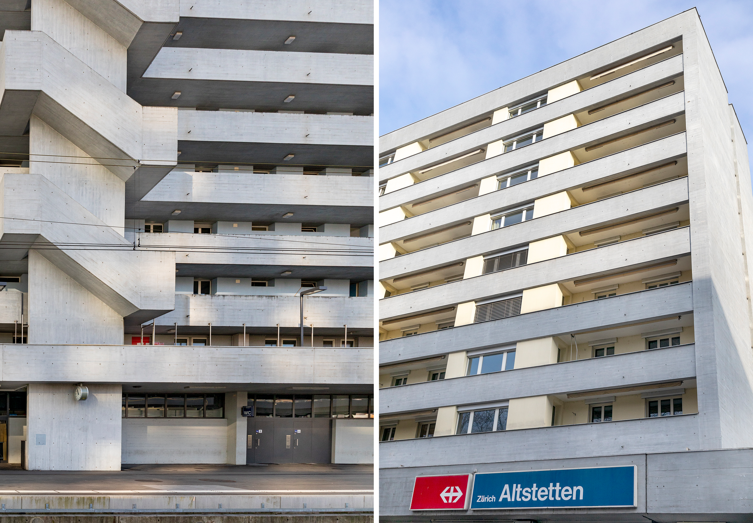 Hochhaus des Bahnhofes