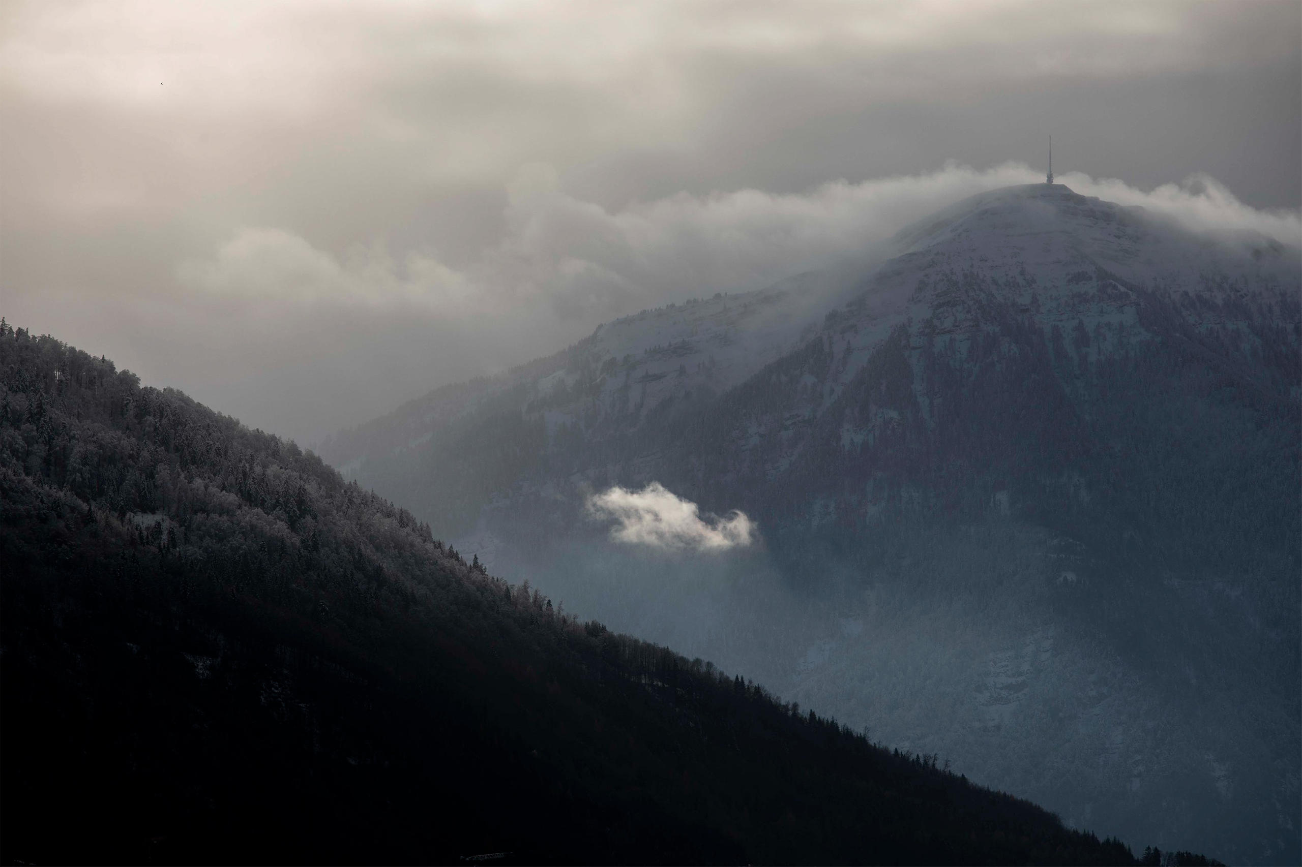 Nubes y niebla