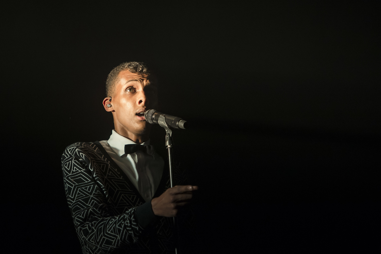 Stromae au Paléo Festival de Nyon en 2014.