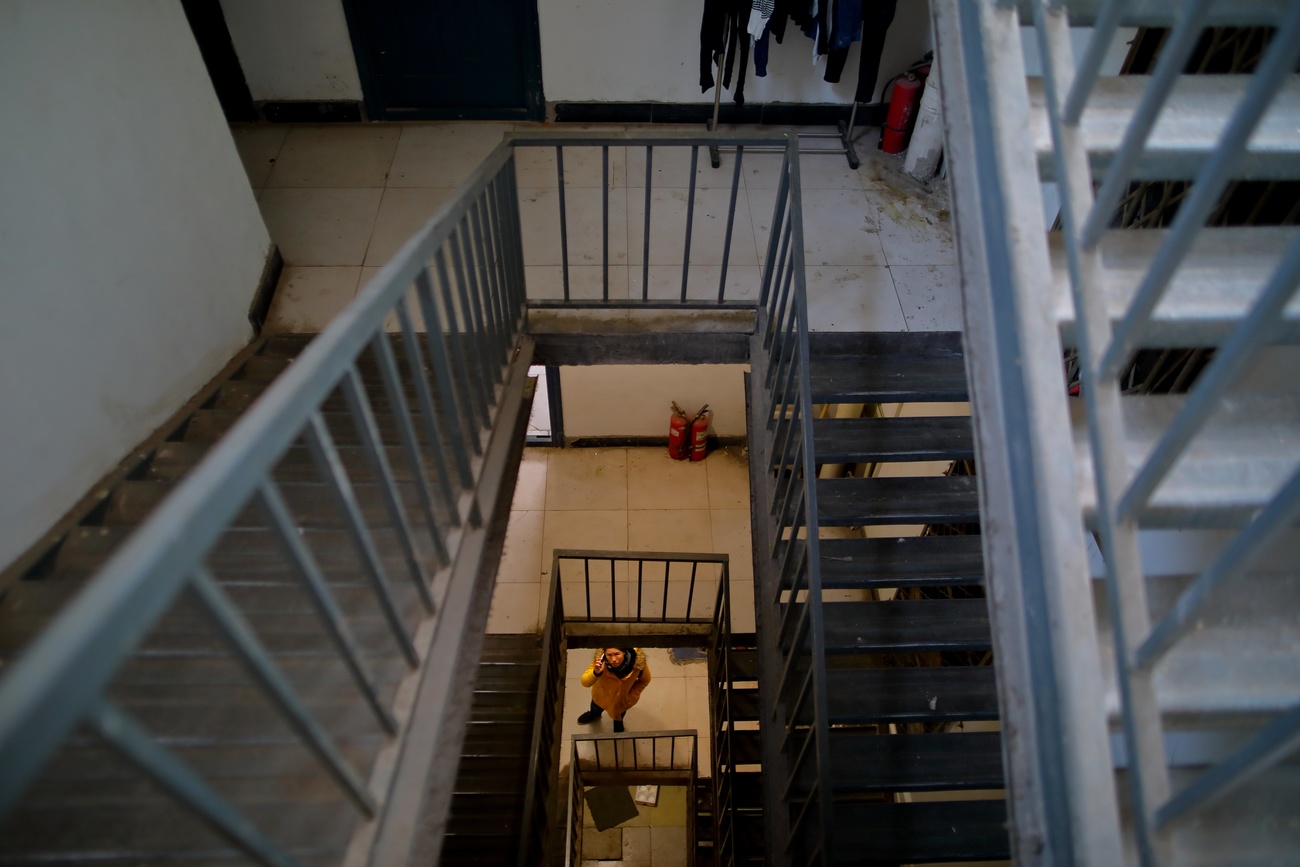 tromba di scale in palazzo