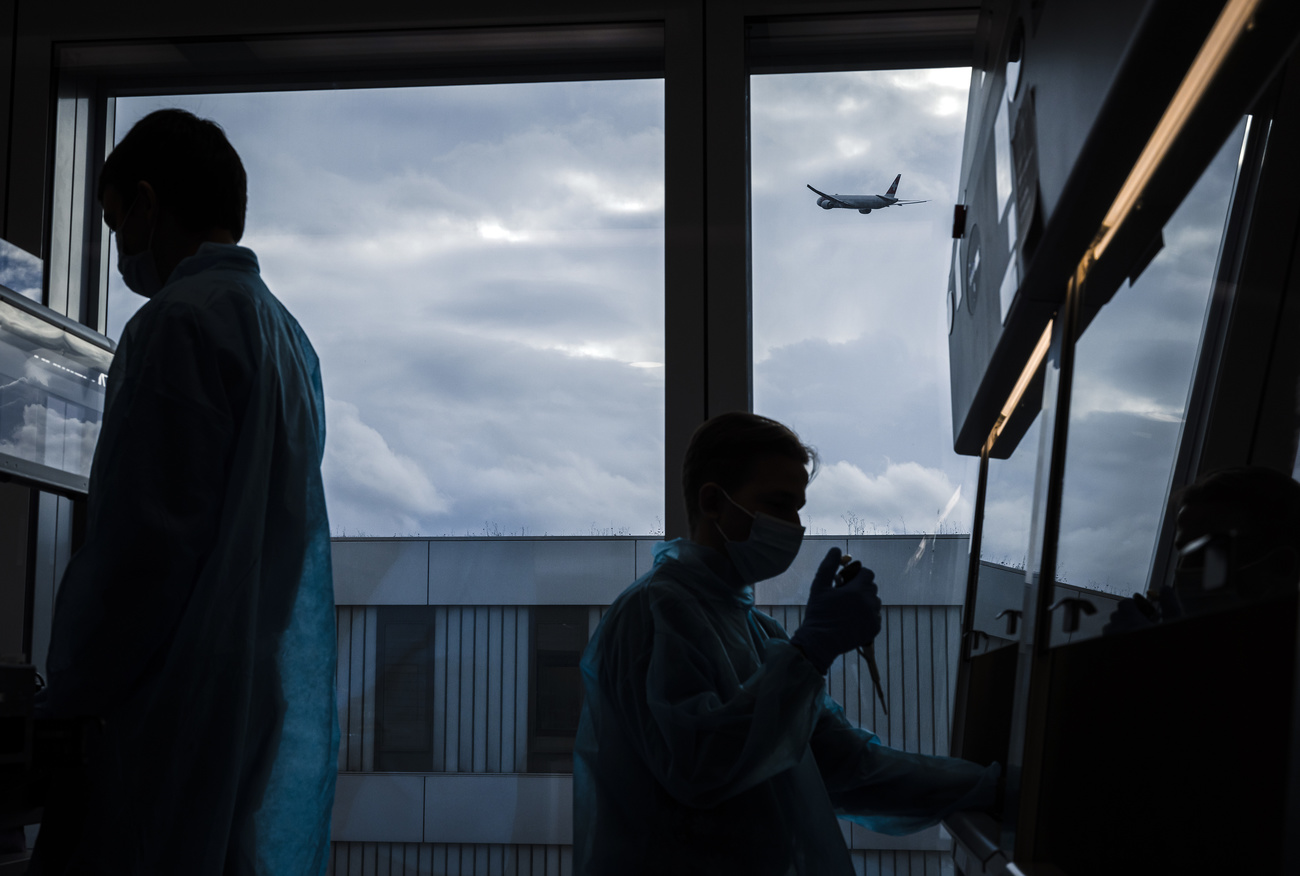 PCR-Test am Flughafen Zürich