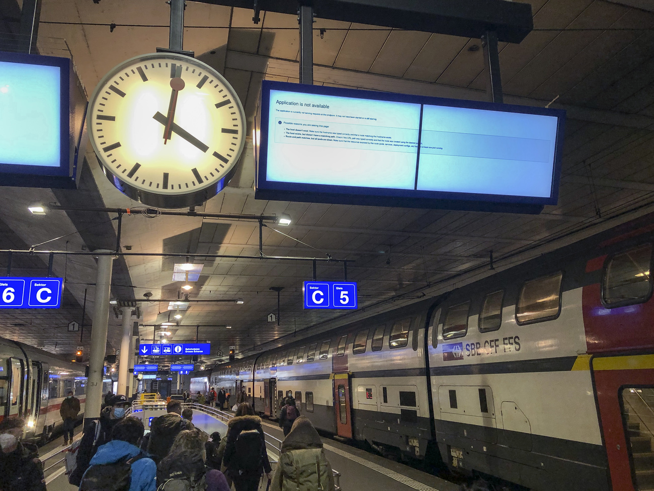 Stazione ferroviaria.